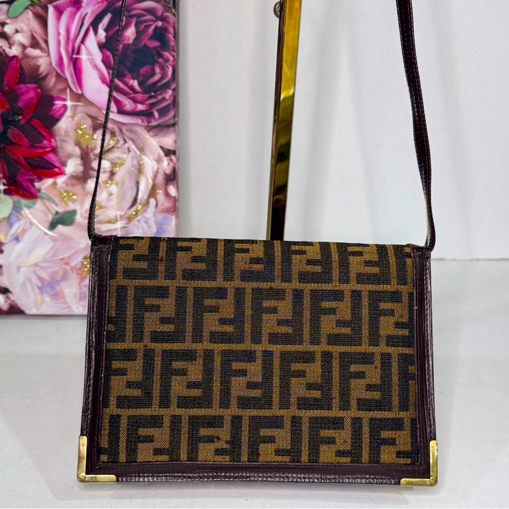 FENDI RARE Vintage Zucca Crossbody bag